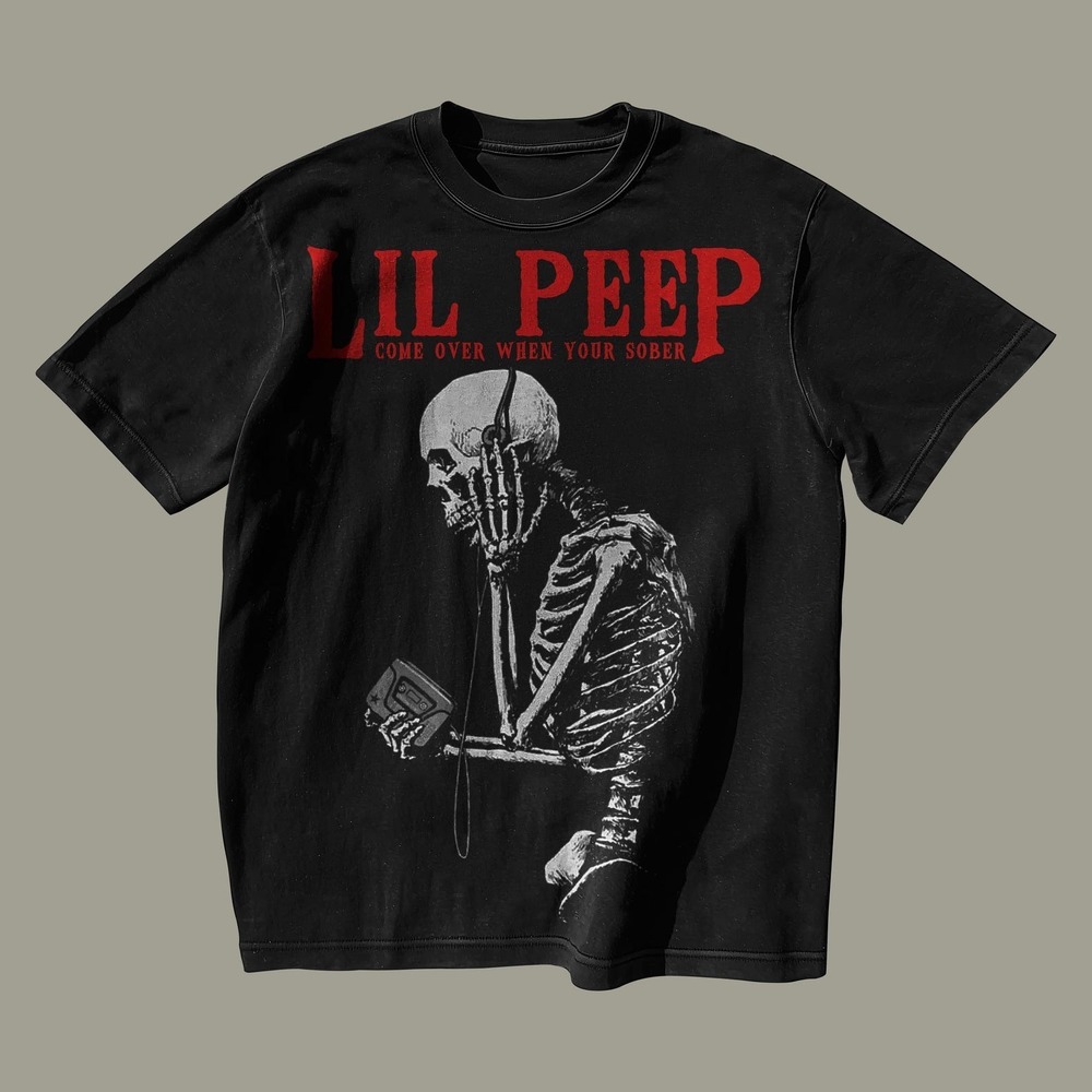 LIL PEEP SHIRT, Lil Peep Print